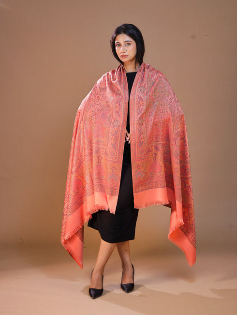 Women's Jamawar Wool Shawl